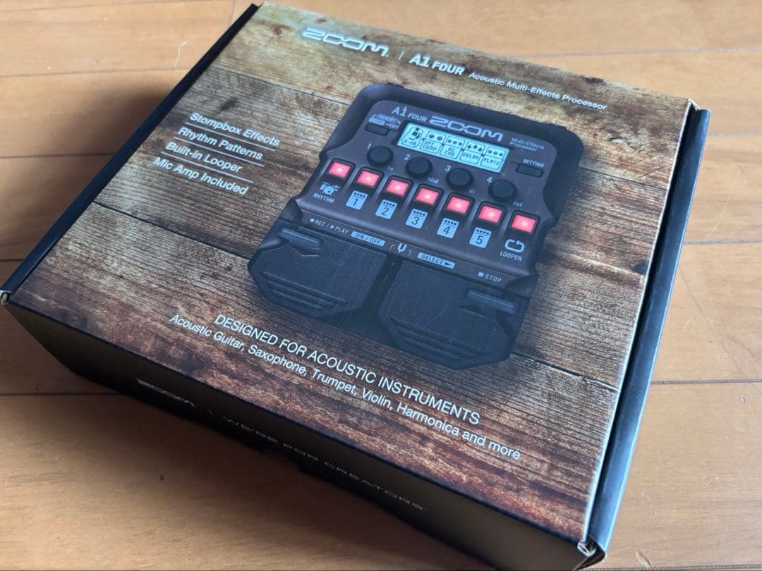 ZOOM A1 FOUR アコースティック楽器用マルチエフェクター