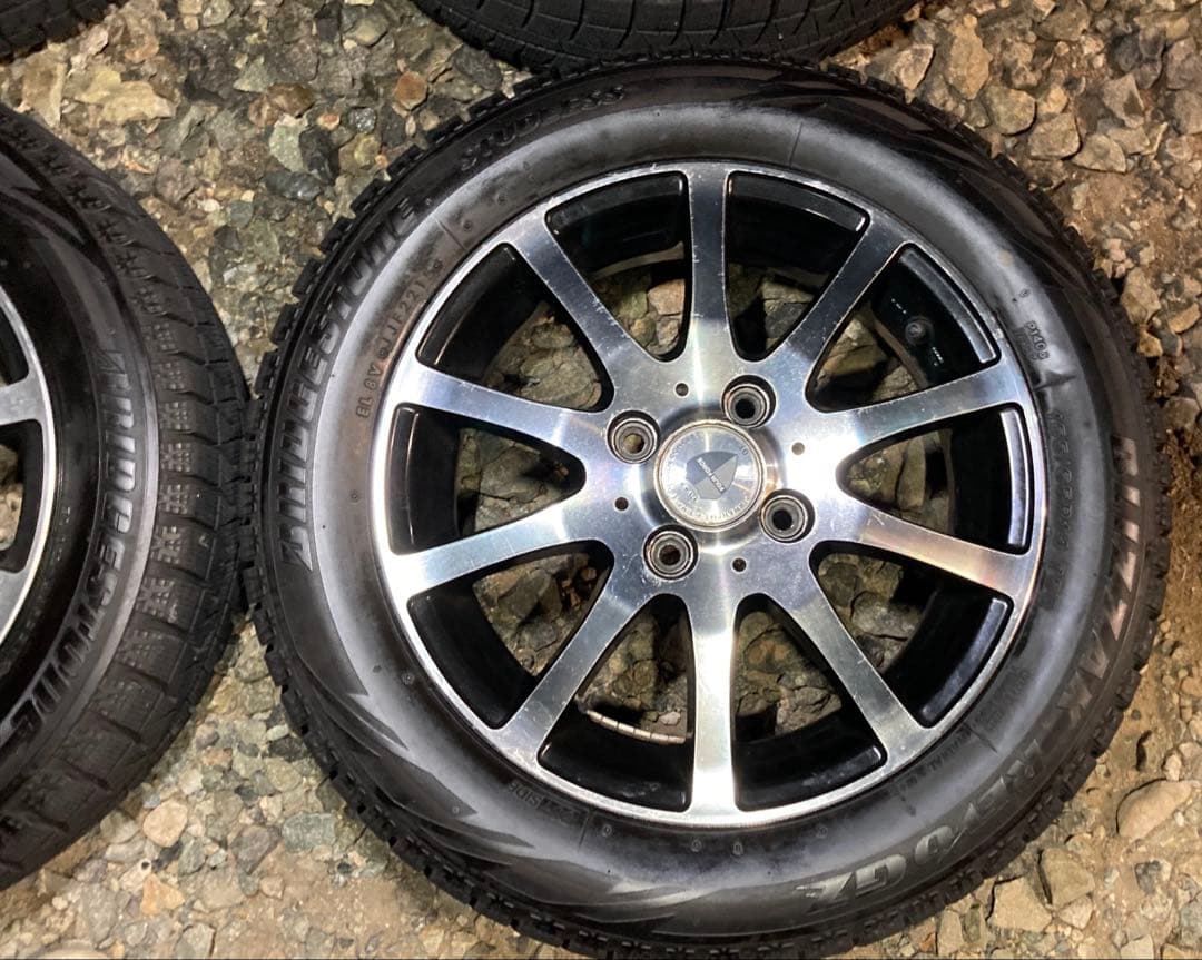 すぐ発送155/65R14ブリジストン ブリザック スタッドレスアルミ4本