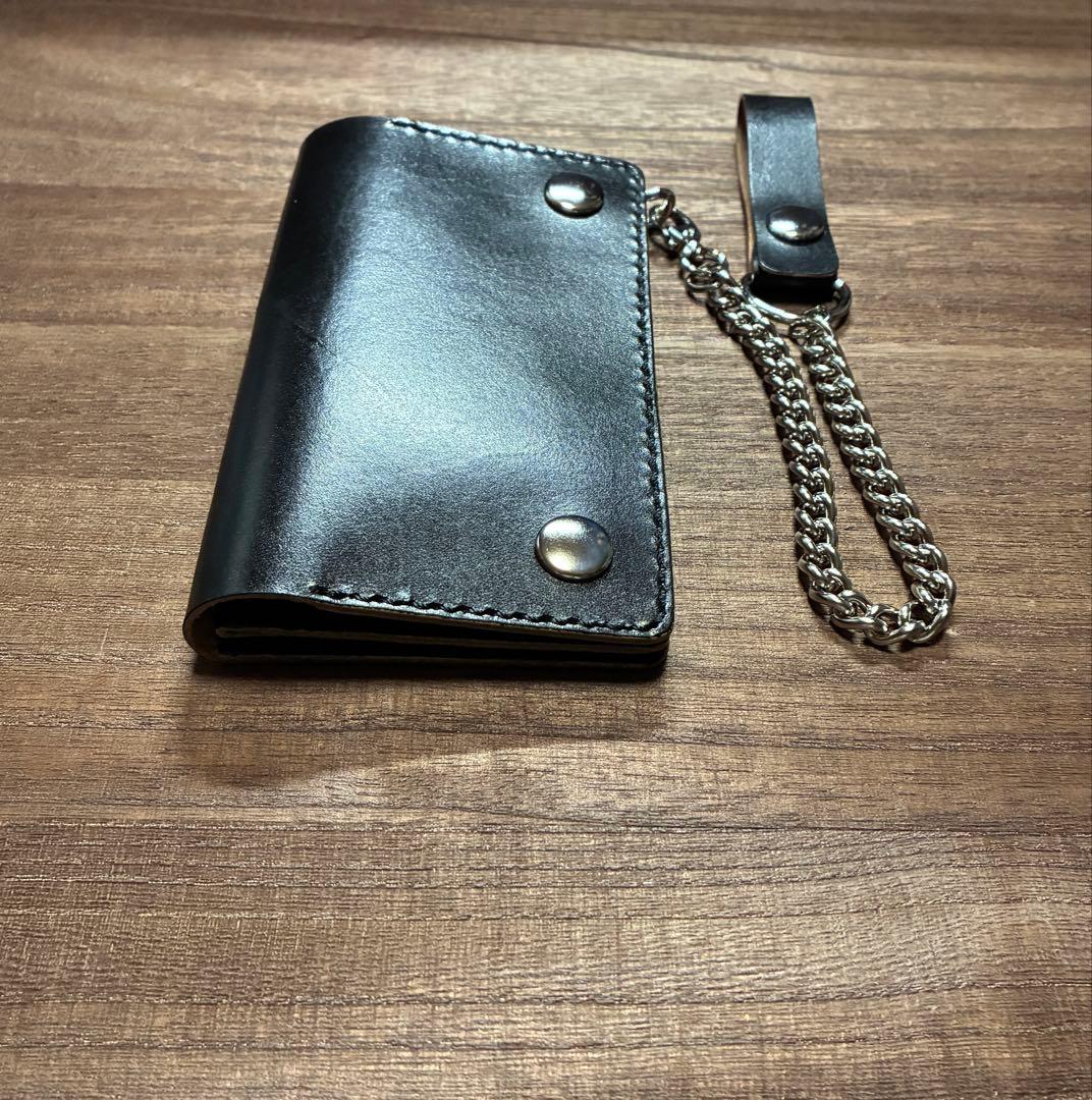 姫路レザーミドルトラッカーウォレット