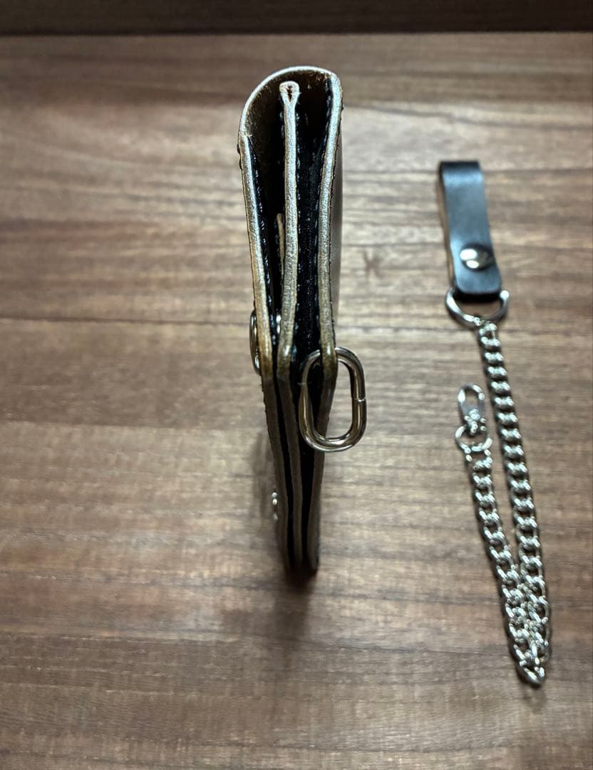 姫路レザーミドルトラッカーウォレット