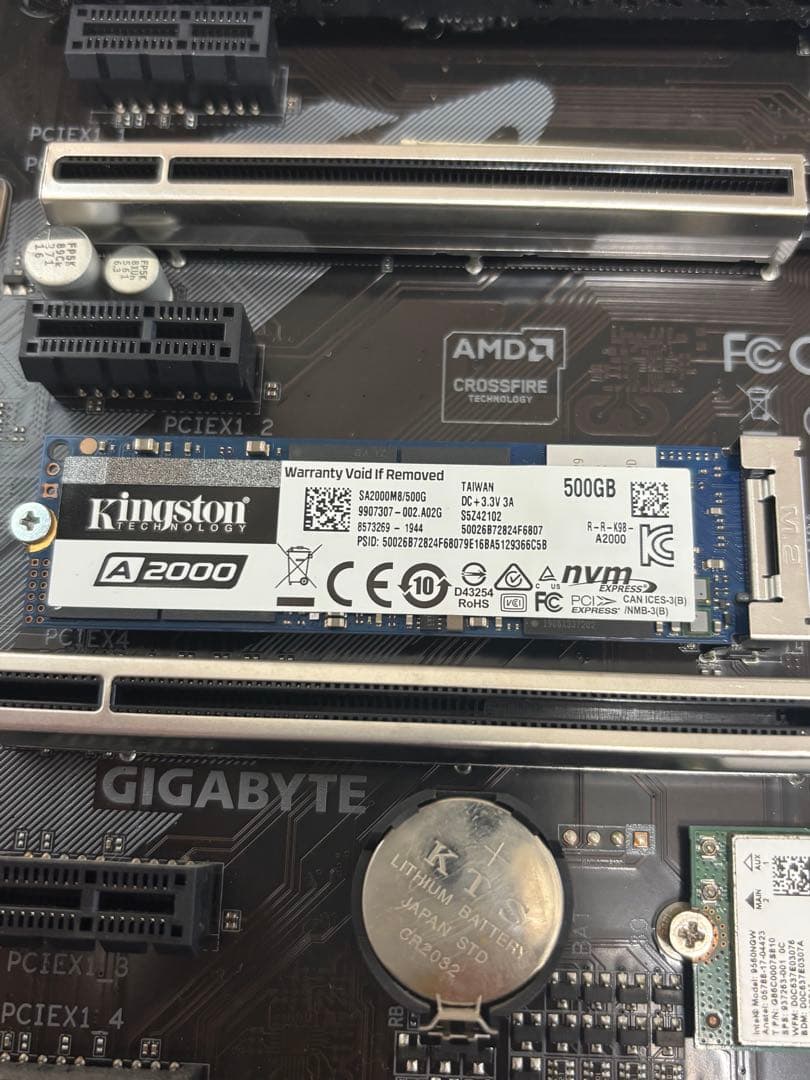 H370 AORUS GAMING 3WIFIマザーボード 500GB SSD付