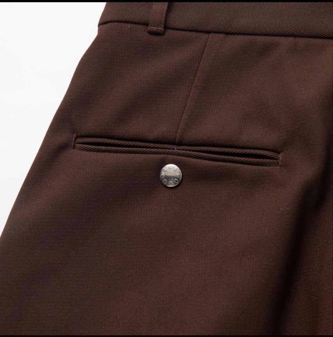 パンツ TTTMSW 24AW 2tuck chino pants (BROWN)