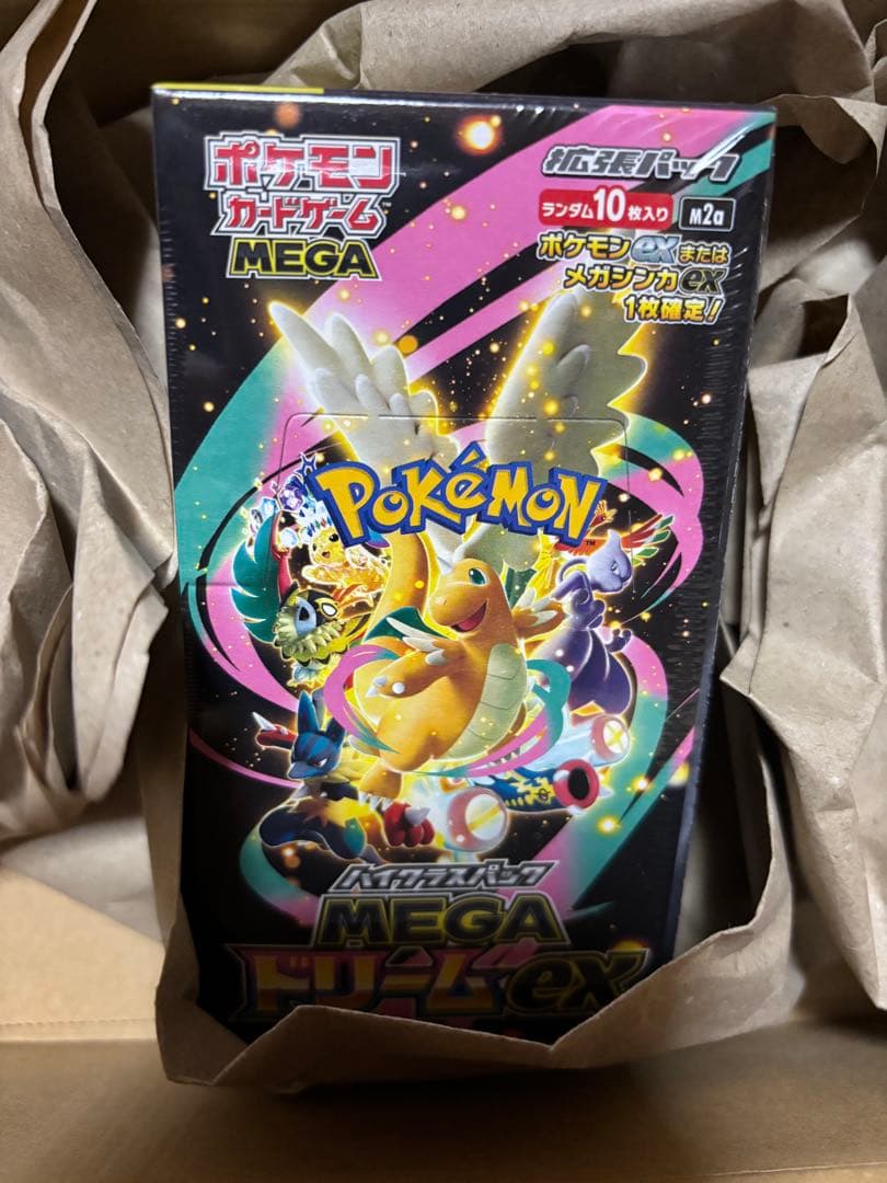 ポケモンカードゲーム MEGAドリームEX シュリンク付き 即日発送します