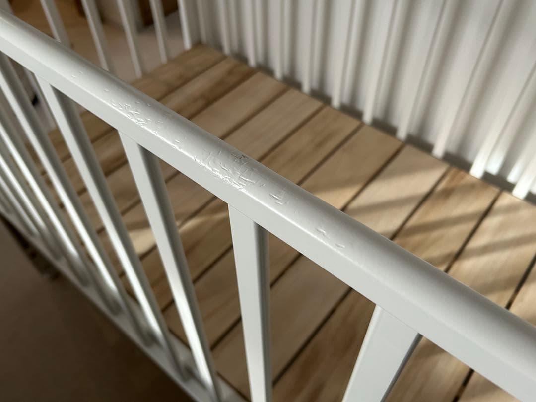 【送料込】カトージ　ハイシートベビーベッドⅡ レギュラー　すのこ床板　収納付き