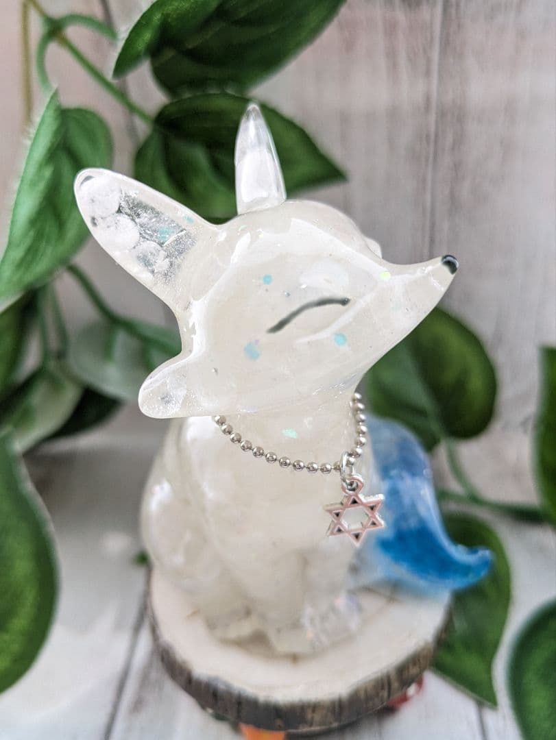 【つねりん】シトリンのビリケンさん形オルゴナイト☆他３点