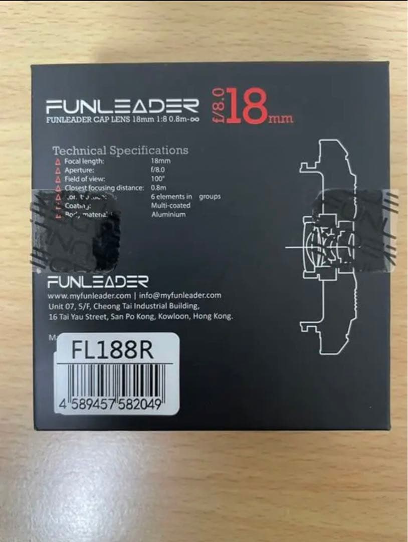 CAPLENS 18mm f/8.0 [キヤノンRF用] 超広角レンズ