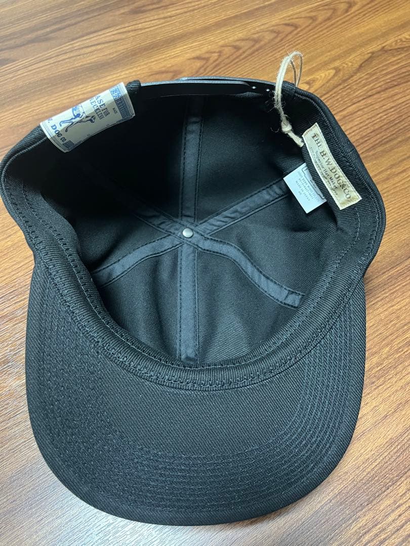 johnny様H.W.DOG & CO. ブラックトラッカーキャップ サイズ40