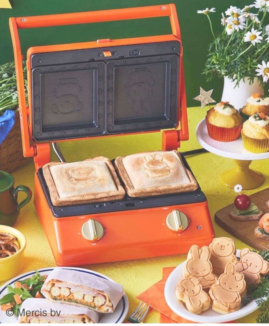 miffy BRUNO グリルサンドメーカー ダブル