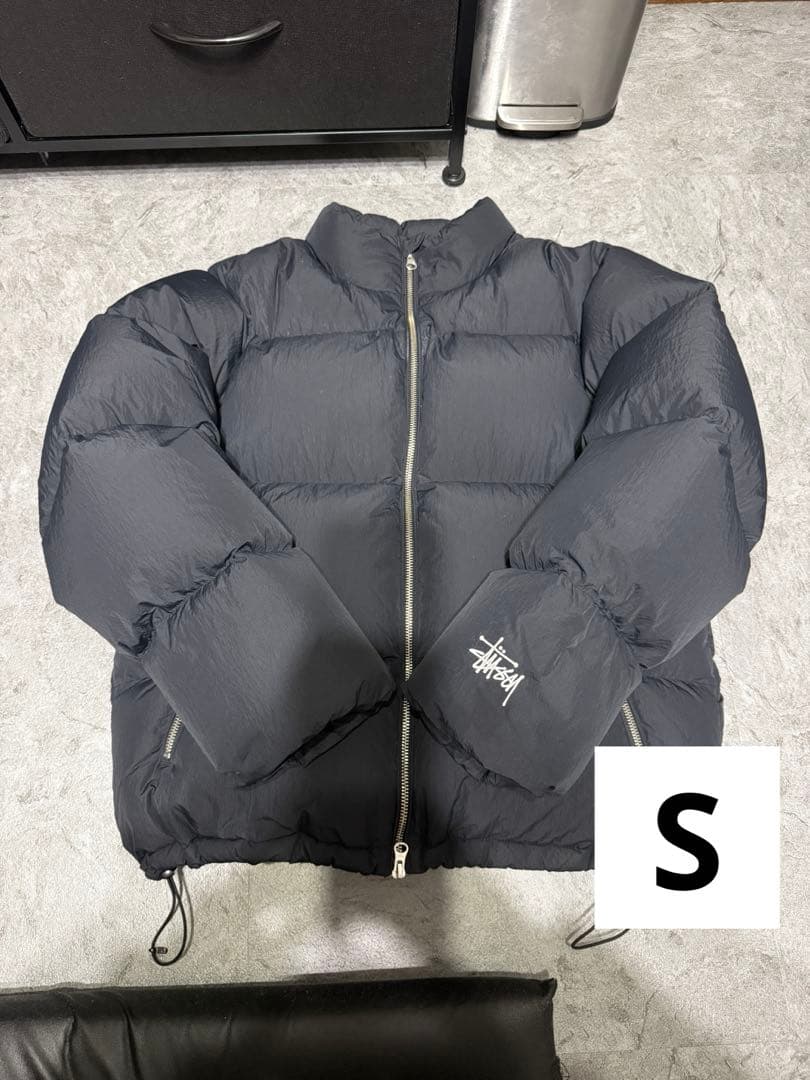 【Sサイズ】 Stüssy down puffer nylon black