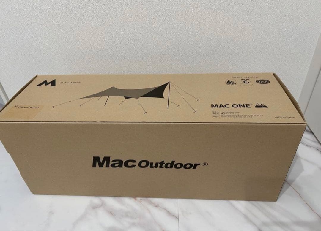 BRUNT×Mac outdoorヘキサタープ Lサイズ　チャコール