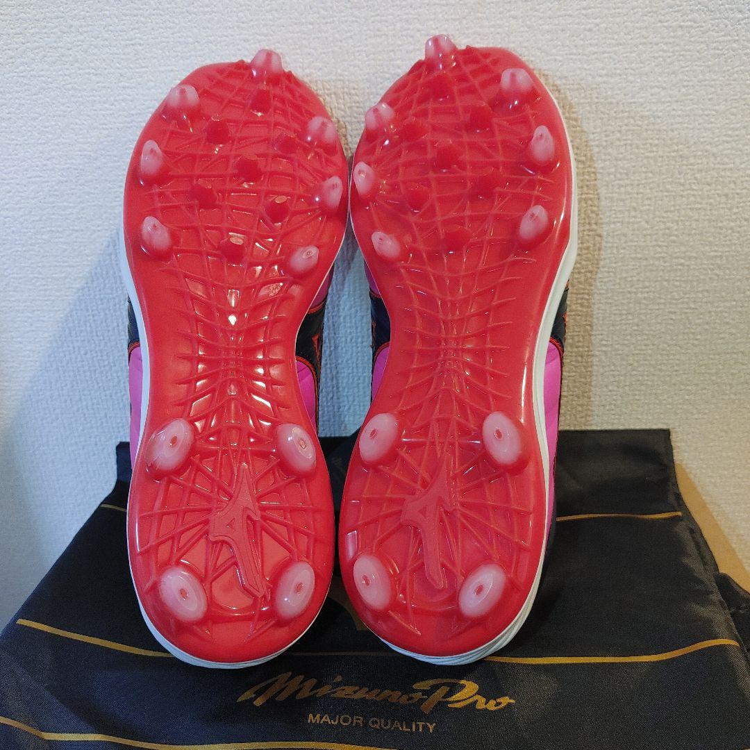 ミズノプロ　ポイント　限定　スパイク 27.0センチ　ピンク