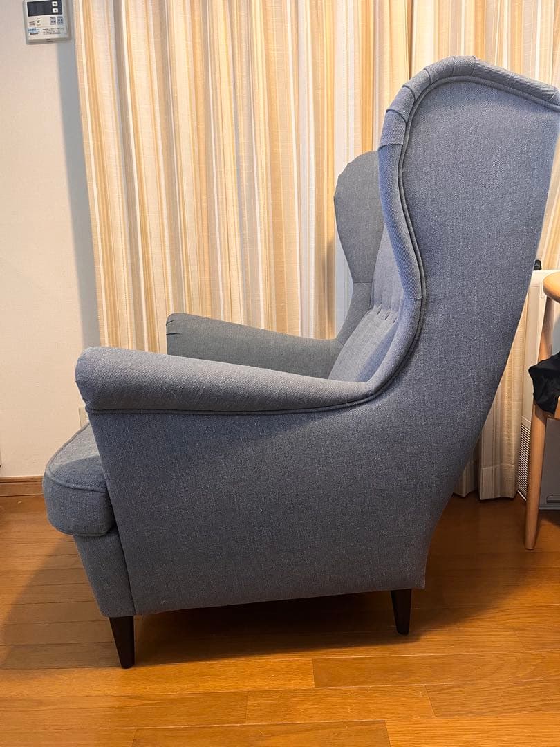 IKEA ストランドモン ウィングチェア　グレー