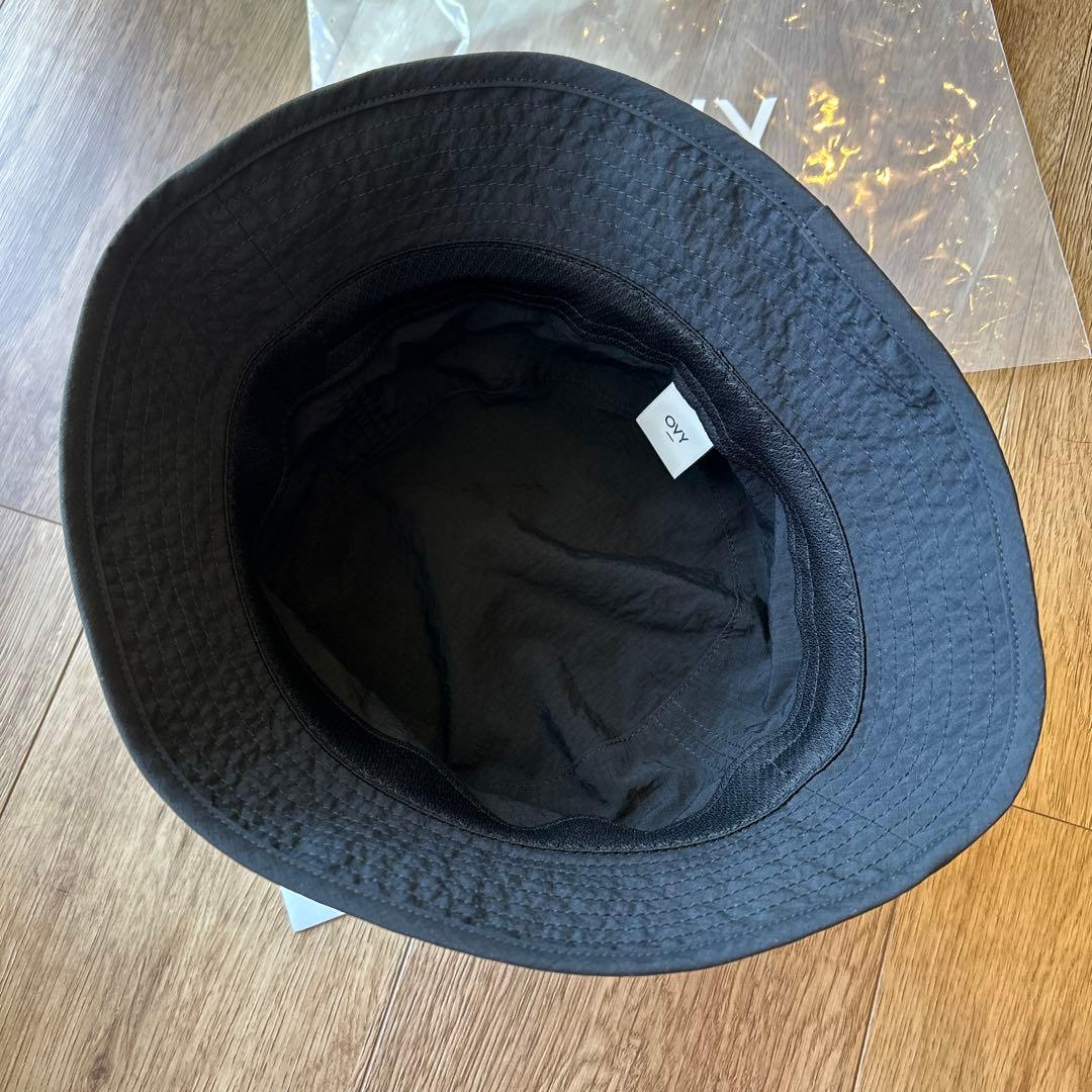OVY ブラック ナイロンバケットハット