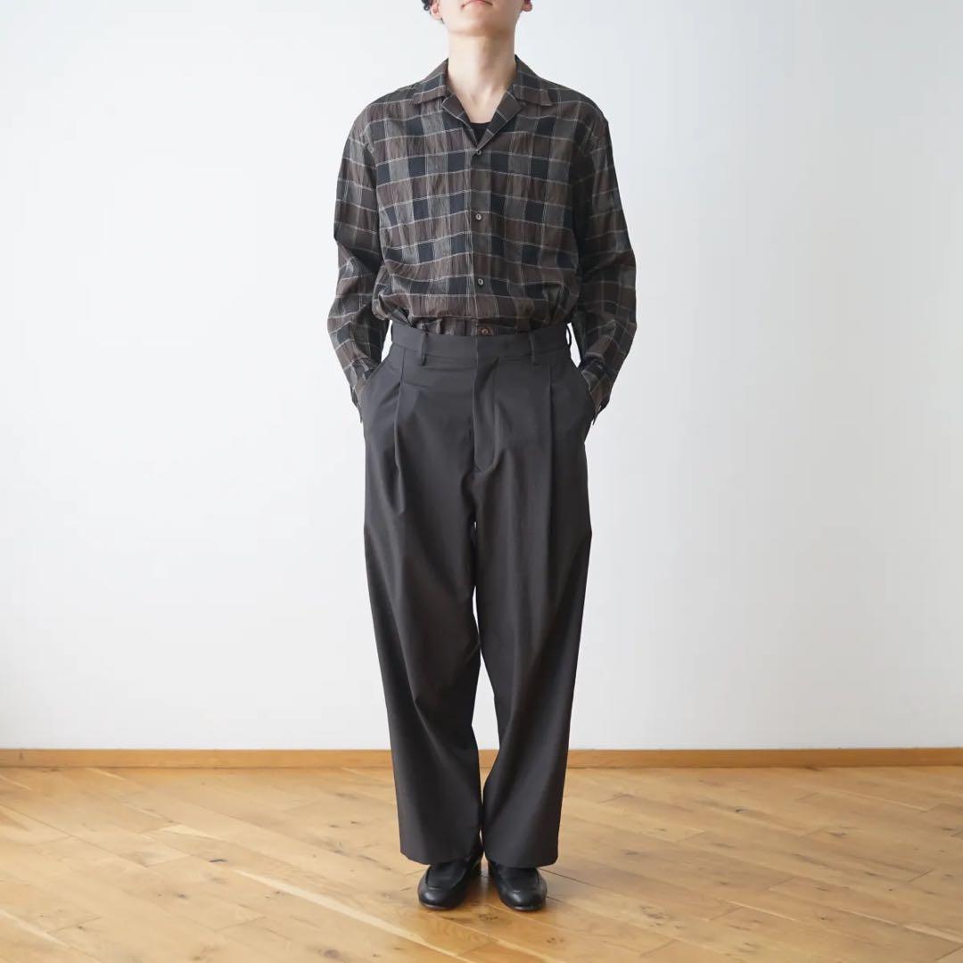 パンツ URU 1 TUCK PANTS 25SS