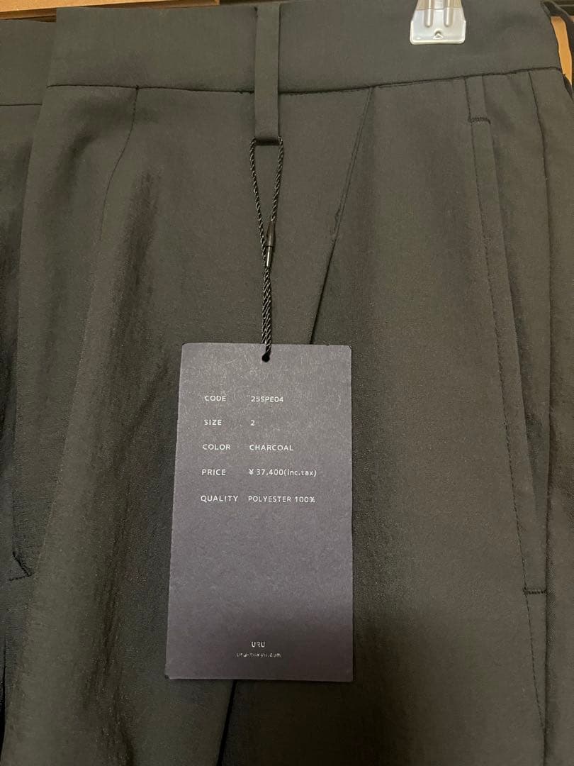 パンツ URU 1 TUCK PANTS 25SS