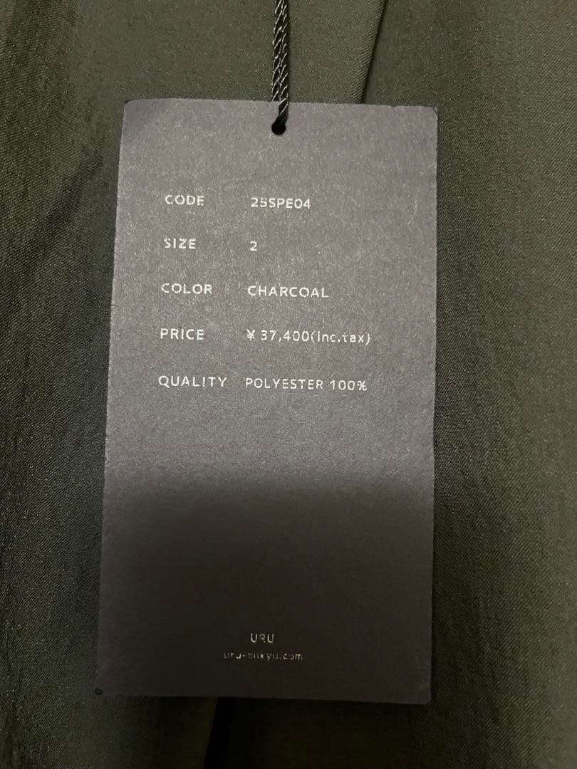 パンツ URU 1 TUCK PANTS 25SS