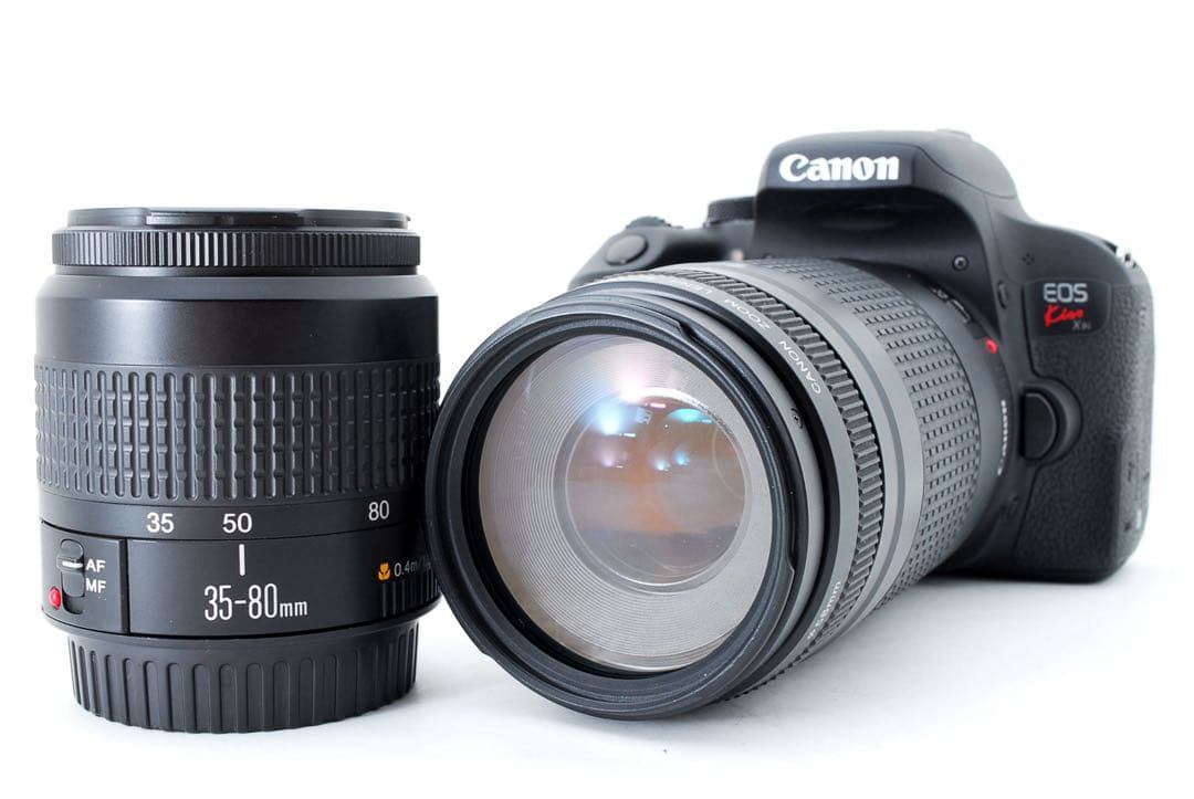 デジタル一眼レフカメラcanon kiss x9i 標準＆望遠ダブルレンズセット