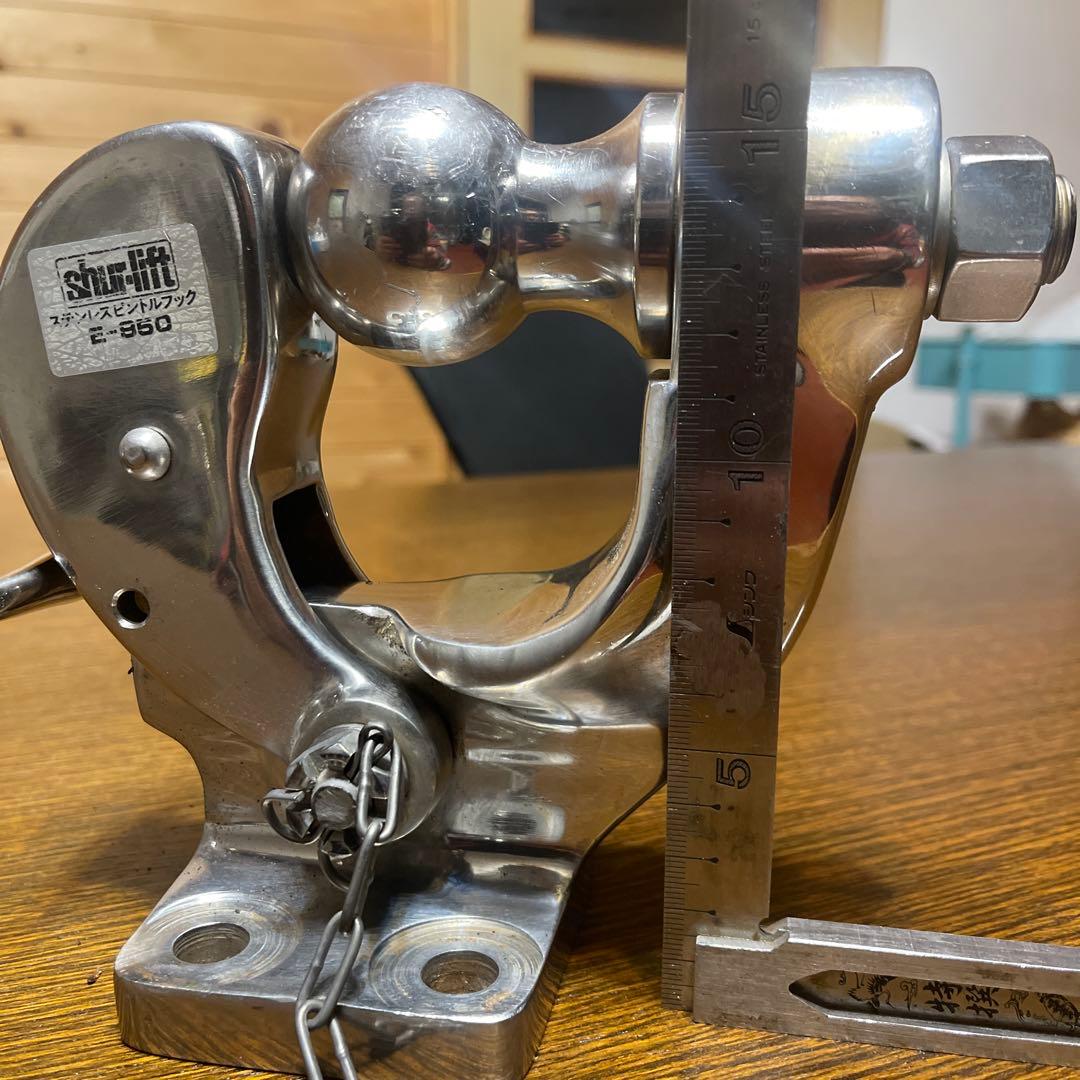 Shur-Lift E-950ピンドルフックステンレス2インチボール