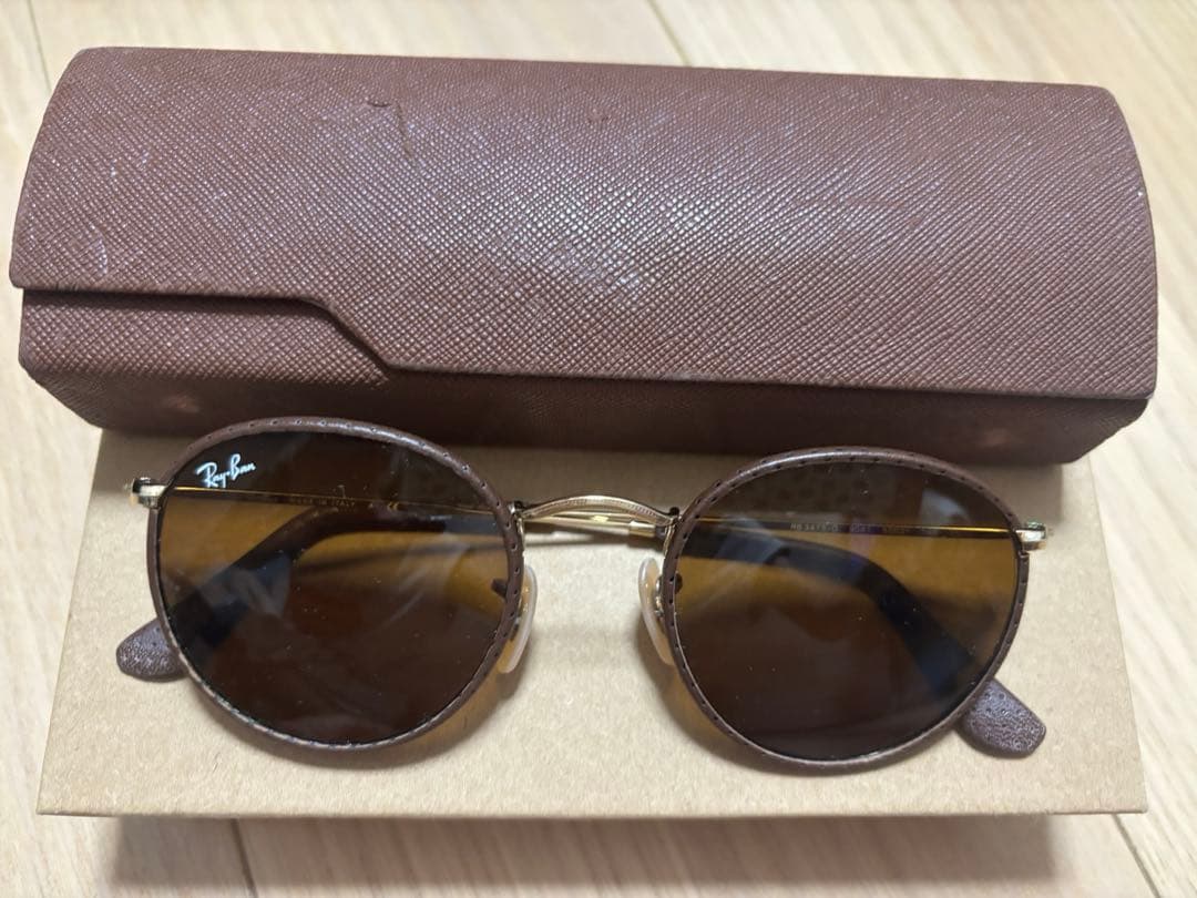 Ray Ban レイバン　サングラス　レザー　レディース