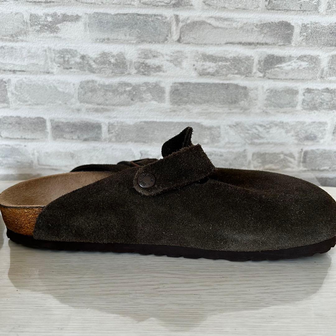 【美品】ビルケンシュトック ボストン 38 24.5 スエード サンダル