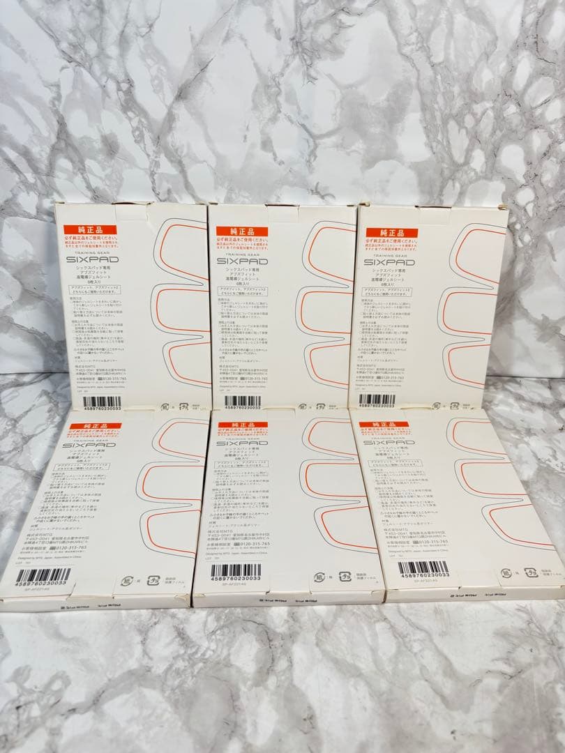 未開封　シックスパッド　純正 アブズフィット ジェルシート　6枚入り　6セット