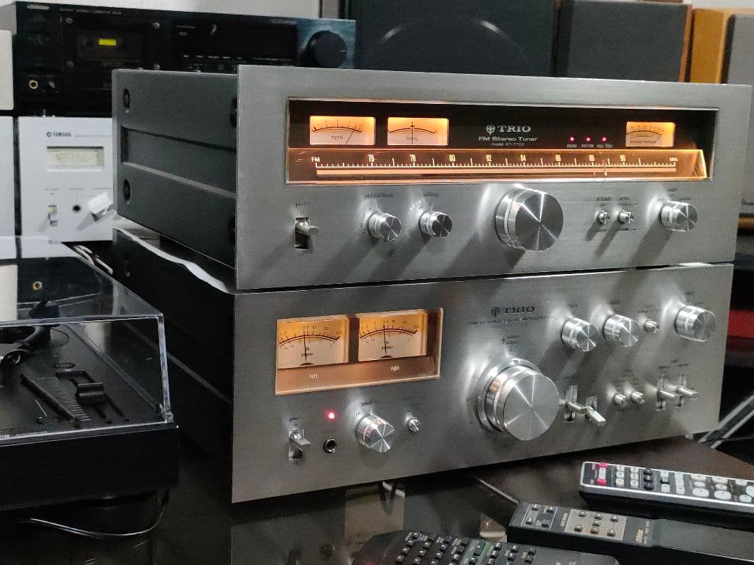 トリオ TRIO FM ステレオチューナー KT-7700【動作品・取説付き】