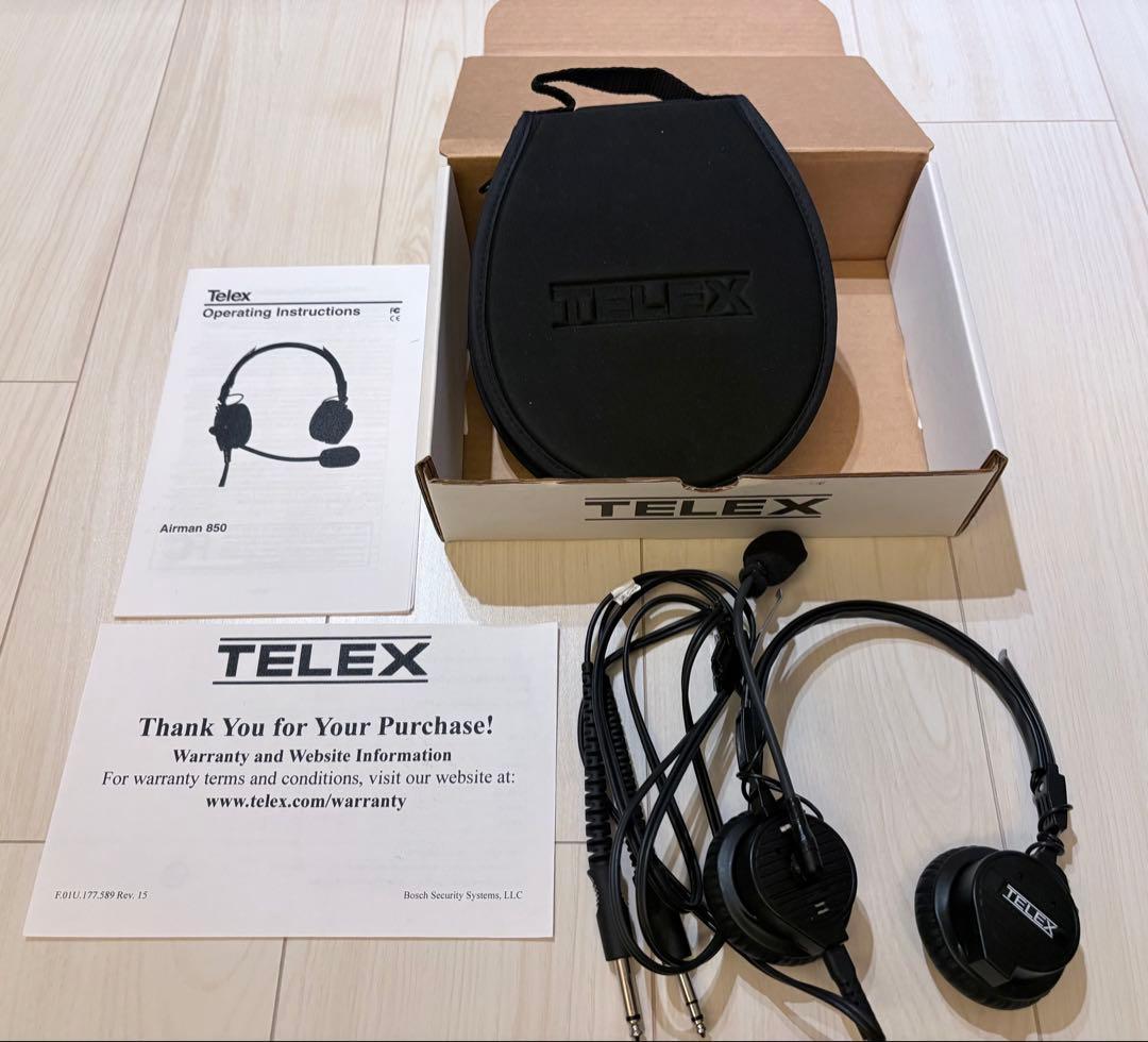 ヘッドホン TELEX AIRMAN 850