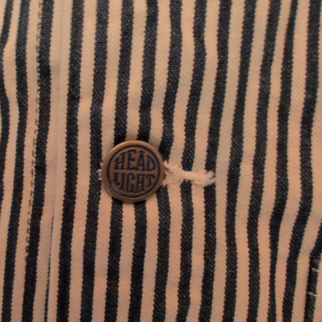 東洋エンタープライズヘッドライト復刻ヒッコリーエンジニアジャケットサイズ40美品