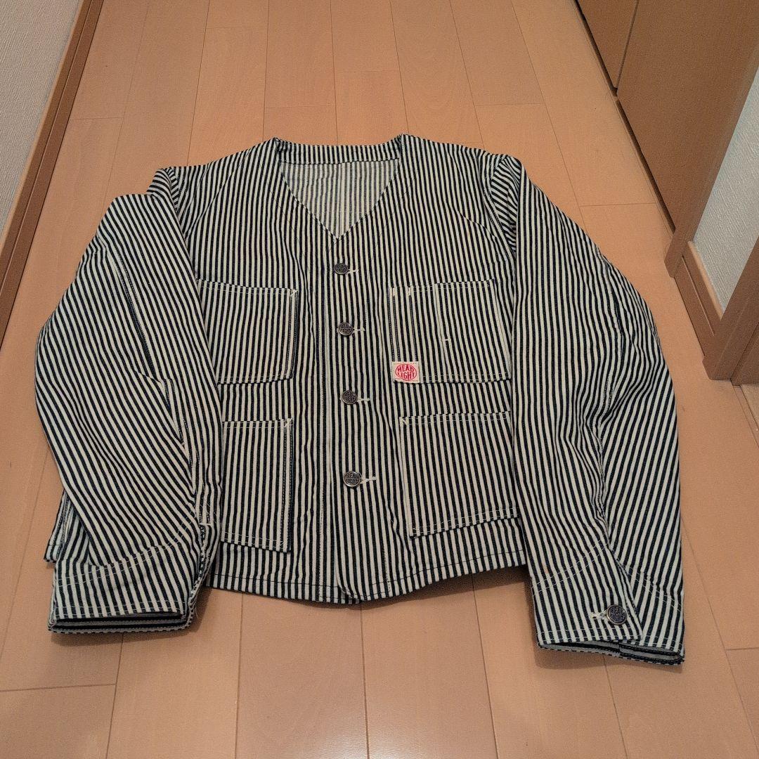 東洋エンタープライズヘッドライト復刻ヒッコリーエンジニアジャケットサイズ40美品