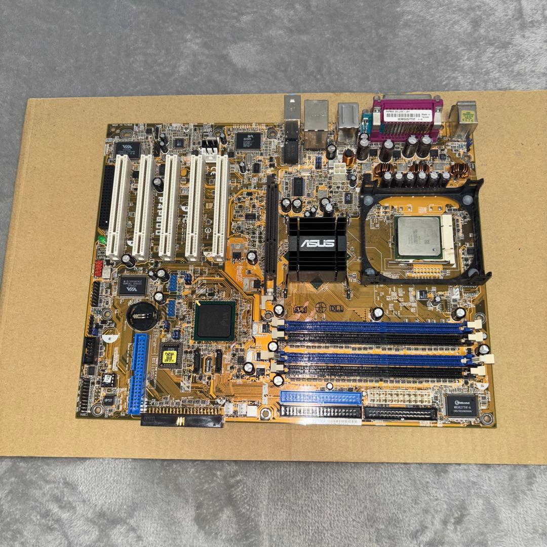 マザーP4P800DX + Pen4プレスコット3.4GHz +メモリ+グラボ