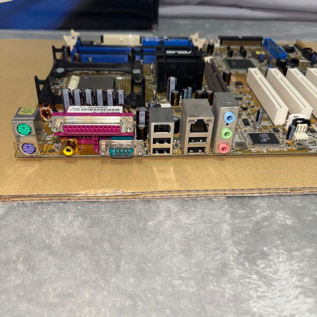 マザーP4P800DX + Pen4プレスコット3.4GHz +メモリ+グラボ