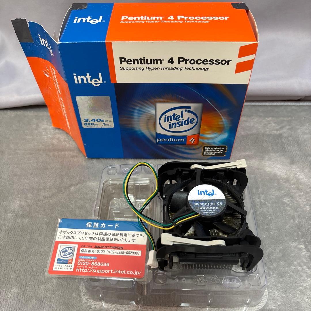 マザーP4P800DX + Pen4プレスコット3.4GHz +メモリ+グラボ