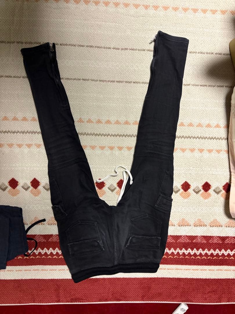 mnmlブラックカーゴパンツ Sサイズ