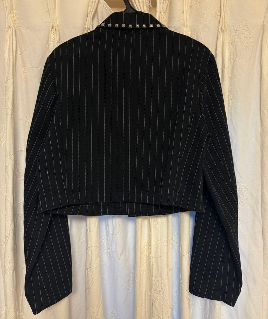 HYSTERIC GLAMOUR スタッズカラー クロップド テーラージャケット