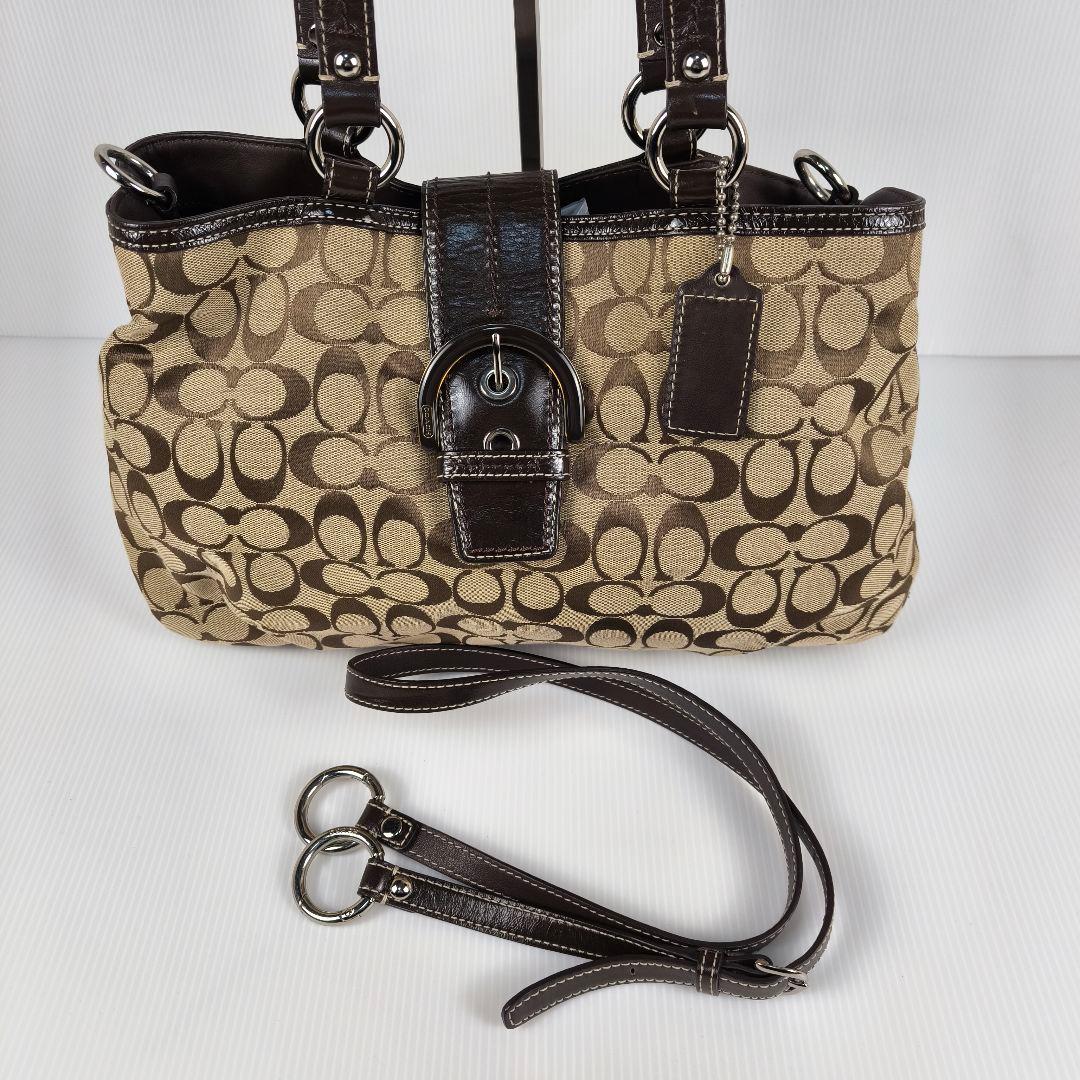 【美品】COACH コーチ ソーホー 2way ショルダーバッグ 4856