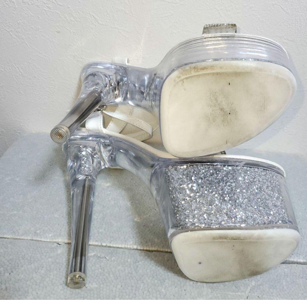 ANGEL R グリッターサンダル 38サイズ