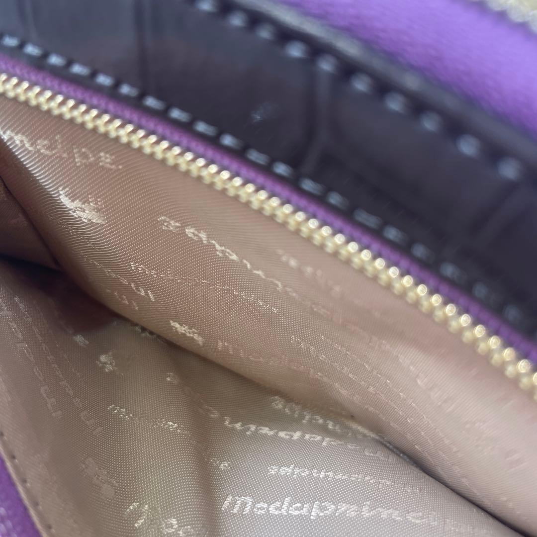 モーダプリンチペ　L字ファスナー　クロコ型押し　長財布　ロングウォレット