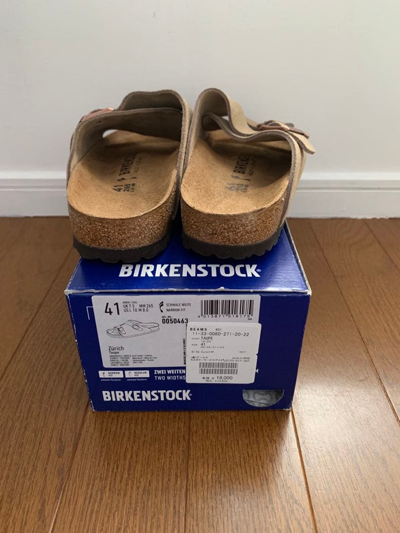 靴 BEAMS BIRKENSTOCK / Zurich