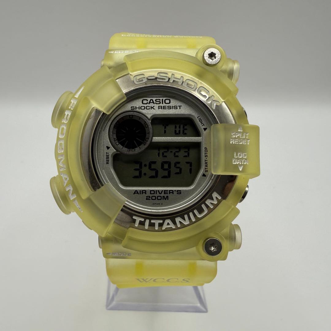 【美品】G-SHOCK DW-8201WC フロッグマン WCCS チタン