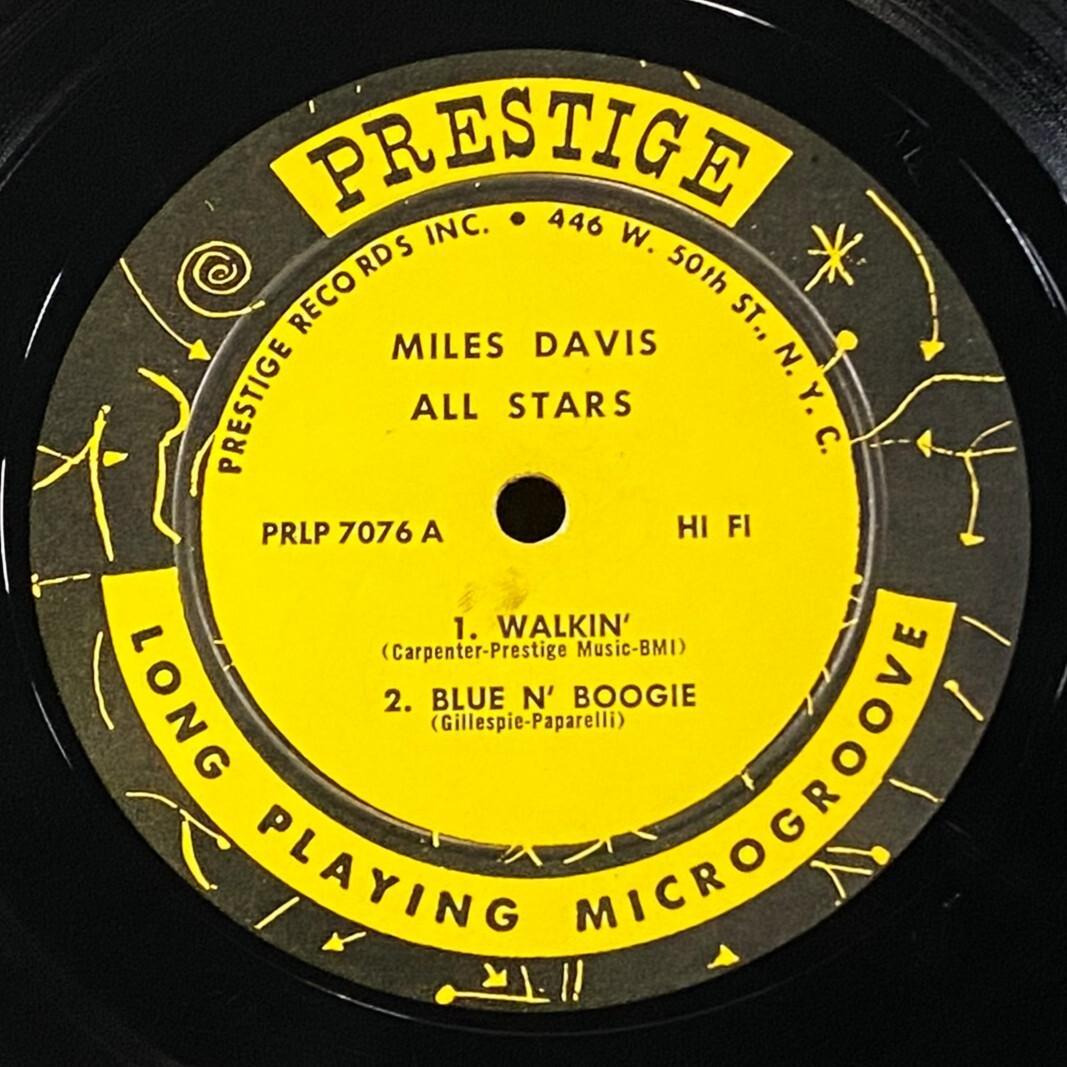 ★極レア！【USオリジ/MONO/NYC/深溝/RVG手彫】マイルス ウォーキン