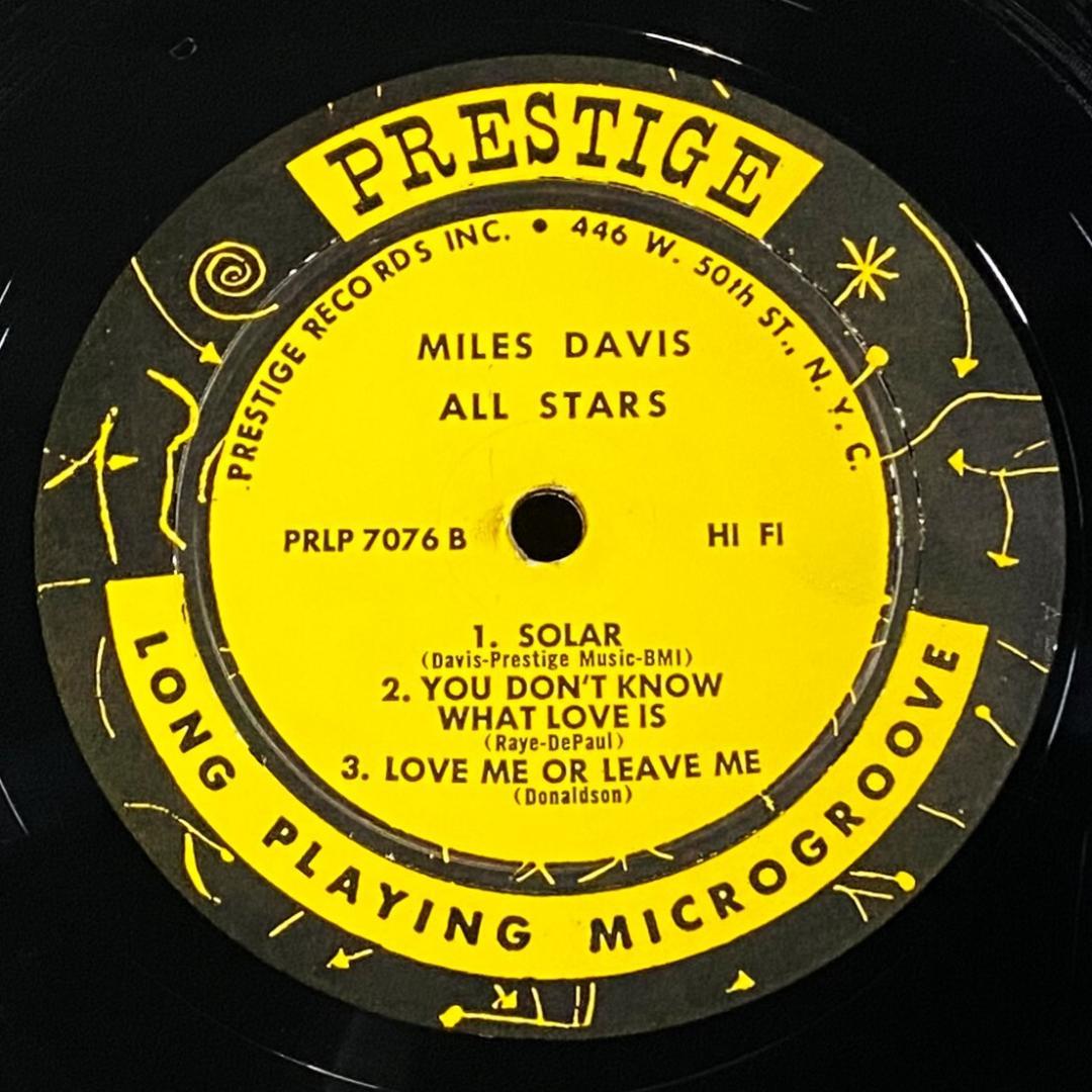 ★極レア！【USオリジ/MONO/NYC/深溝/RVG手彫】マイルス ウォーキン