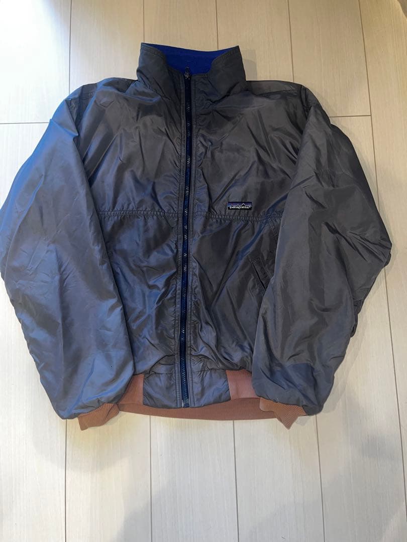 Patagonia シェルドシンチラジャケット　ダークグレー　90s