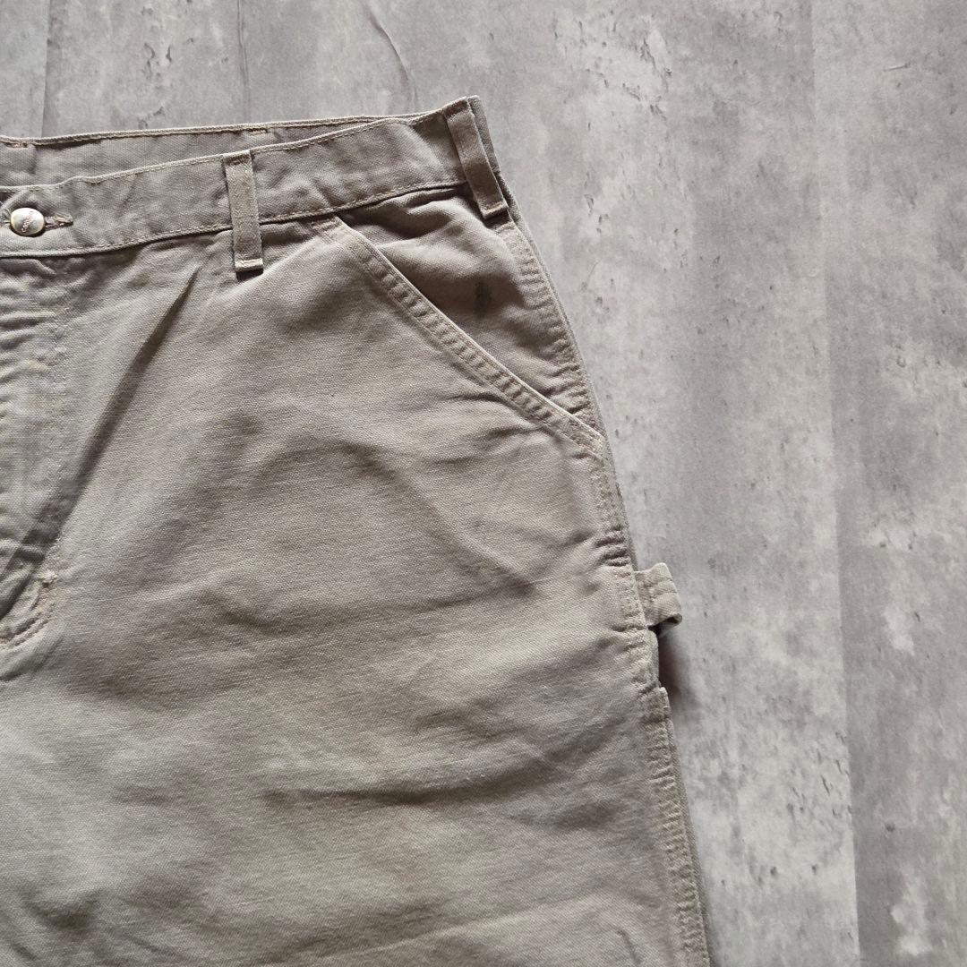 Carhartt ダックパンツフェードグレー ワーク ペインターパンツw38激渋