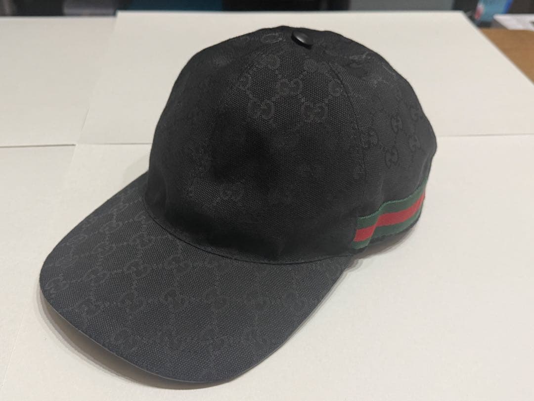 美品 グッチ GGキャンバス キャップ GUCCI XL