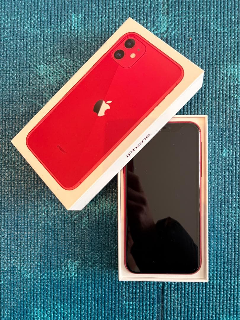 【美品｜海外仕様】iPhone11 128GB プロダクトレッド コンプセット