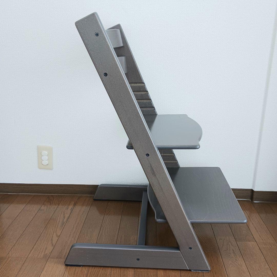 【美品】ストッケ　トリップトラップ　ヘイジーグレー