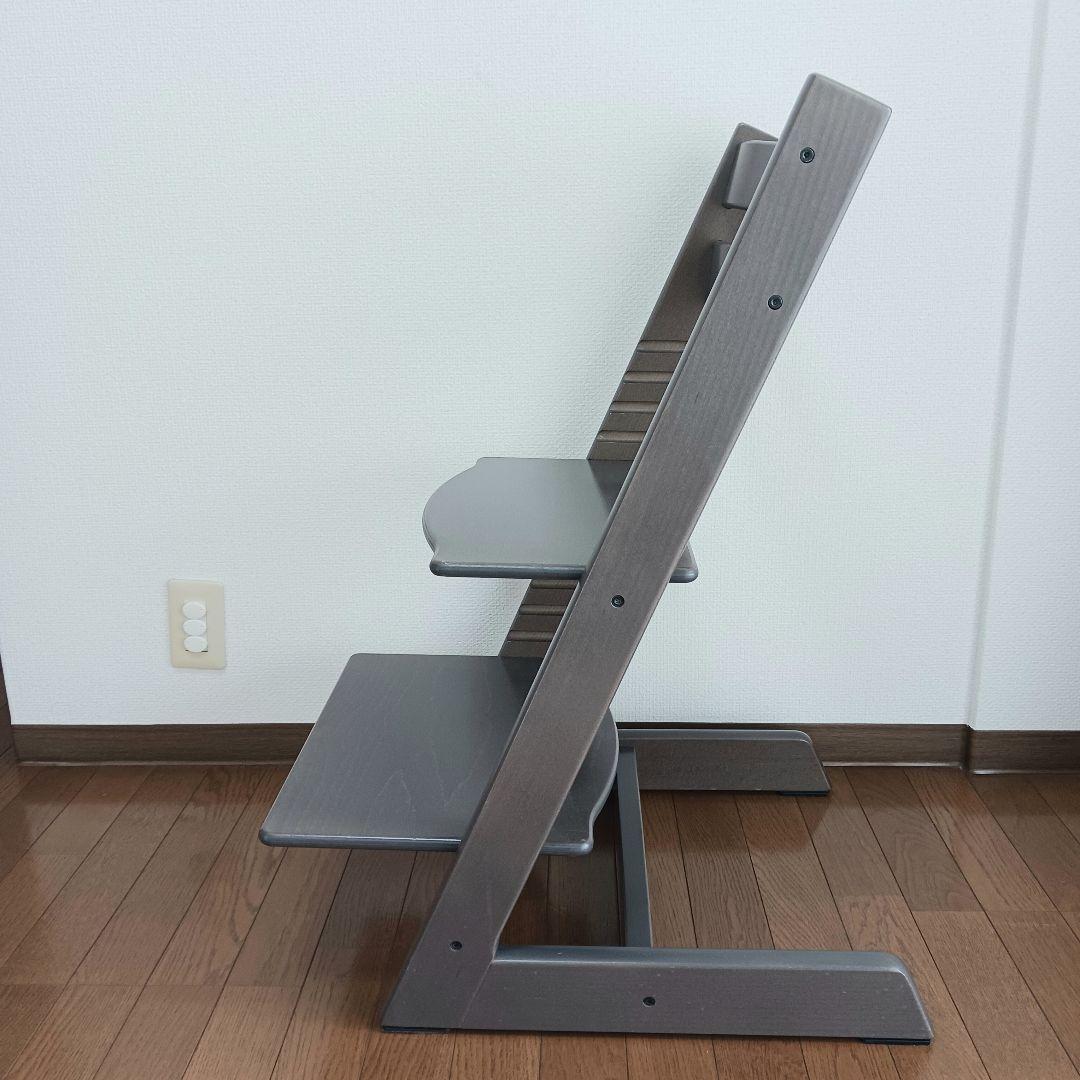 【美品】ストッケ　トリップトラップ　ヘイジーグレー