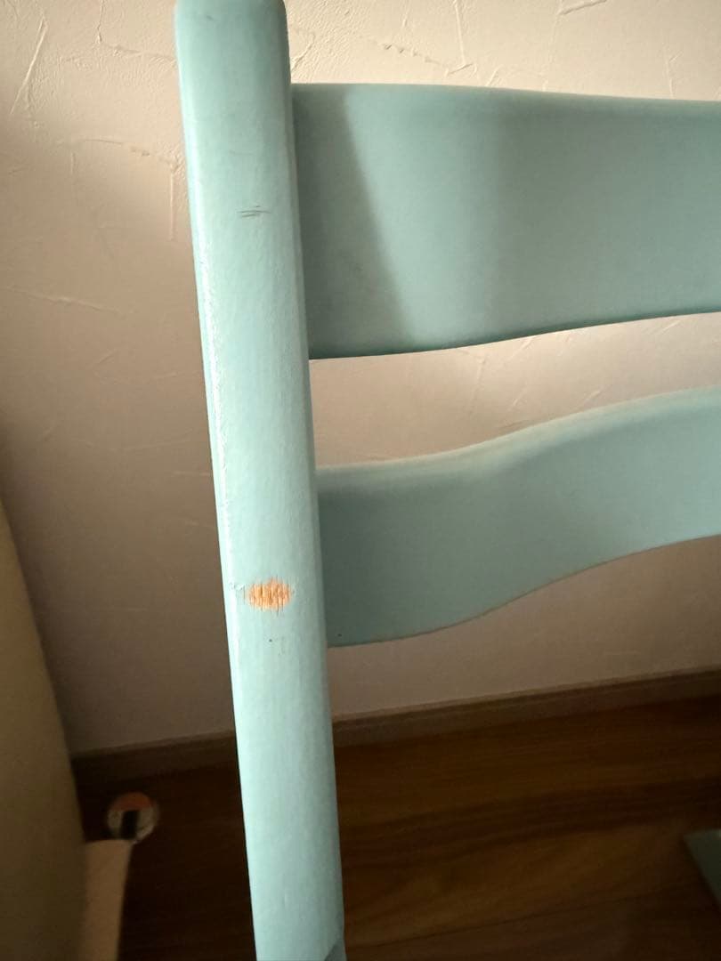 ストッケ　トリップトラップ　水色　ベビーチェア