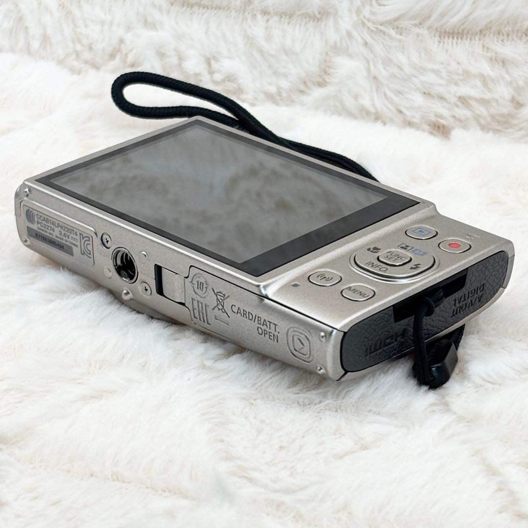 極美品 動作良好 Canon IXY 650 シルバー Wi-Fi搭載モデル