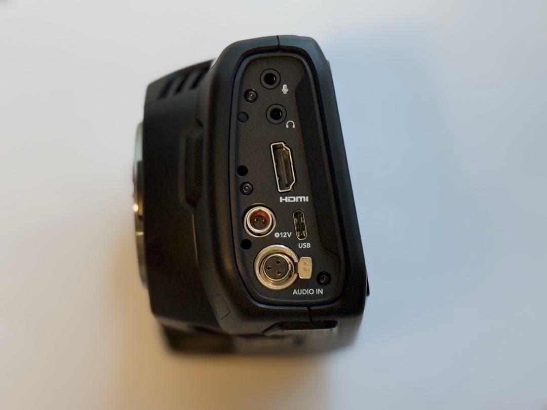 BMPCC 4K 本体 MFT／動作良好 元箱/電源互換LP-E6付 キャップ無